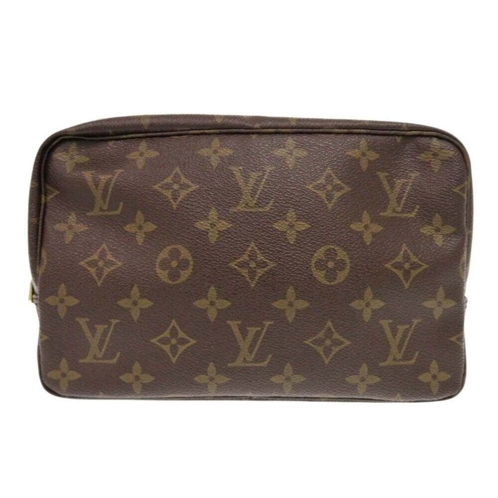 LOUIS VUITTON Brown Monogram Pouch